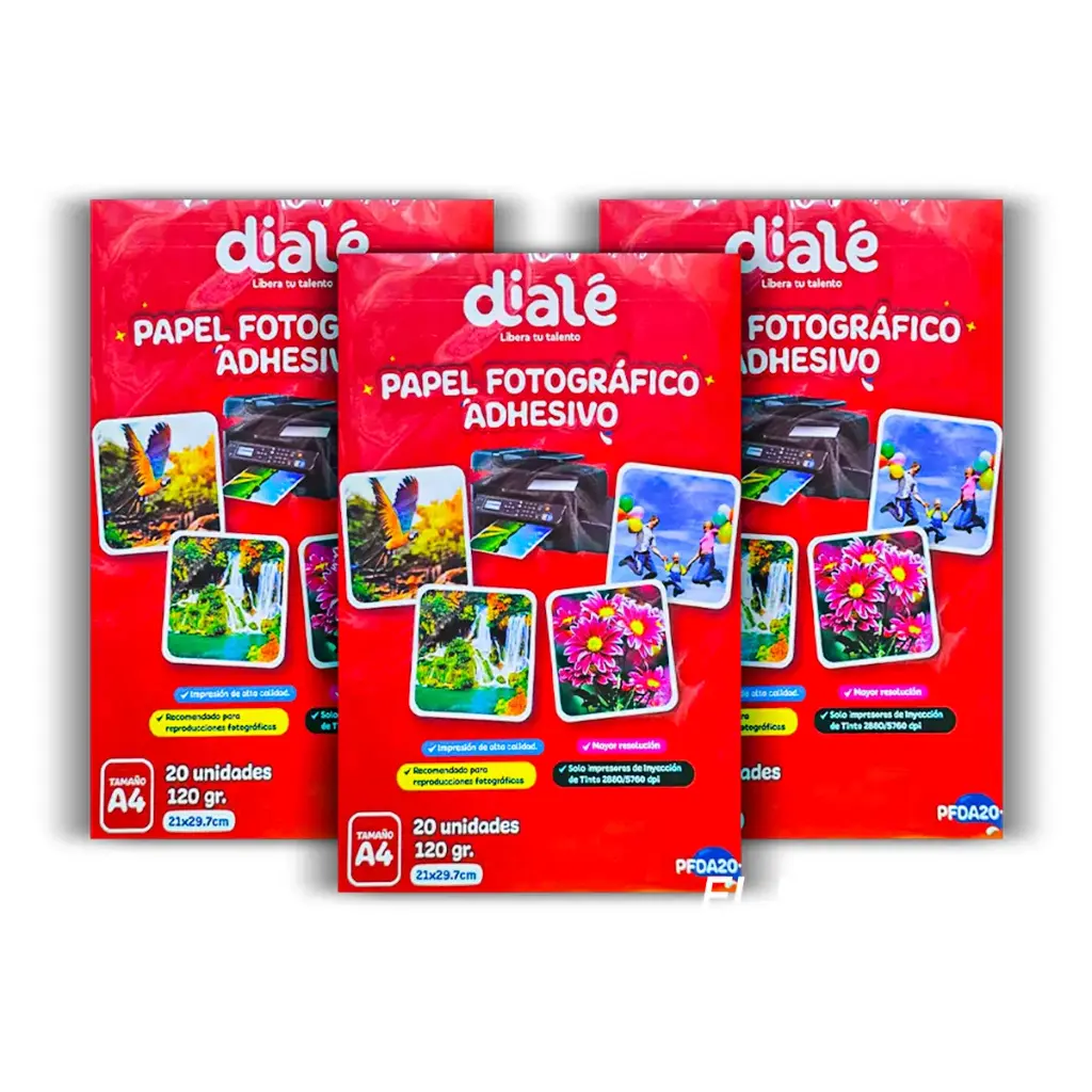 Papel fotografico unidad