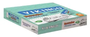 Borrador blanco vikingo caja regular
