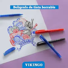 Lapicero borrable vikingo caja