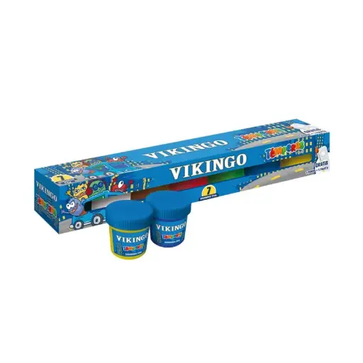 Tempera en caja vikingo
